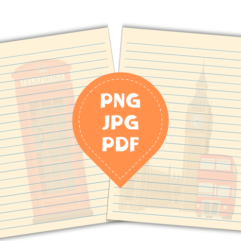 Mon Carnet de Notes – Édition Anglaise