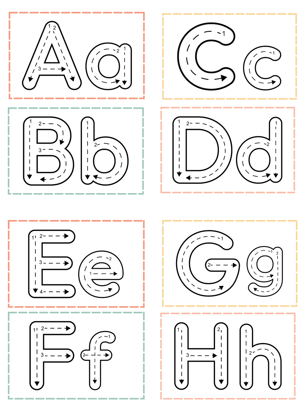 ABC Tracing Cards | Educational Alphabet Practice