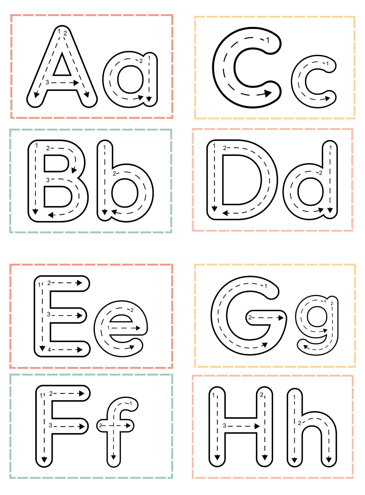 ABC Tracing Cards | Educational Alphabet Practice