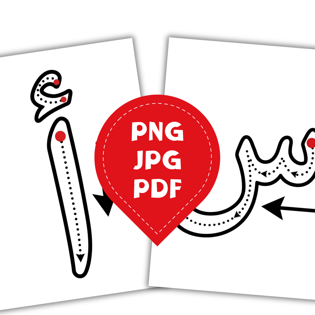 J’Apprends à Écrire les Lettres Arabes – Je Trace & Je Pratique l’Alphabet Arabe