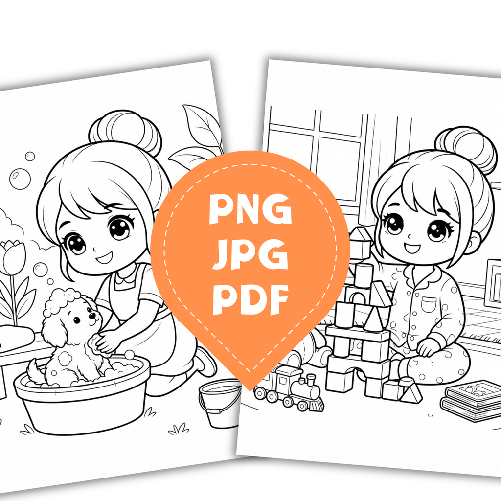 Mon Livre de Coloriage pour Filles – Illustrations Mignonnes