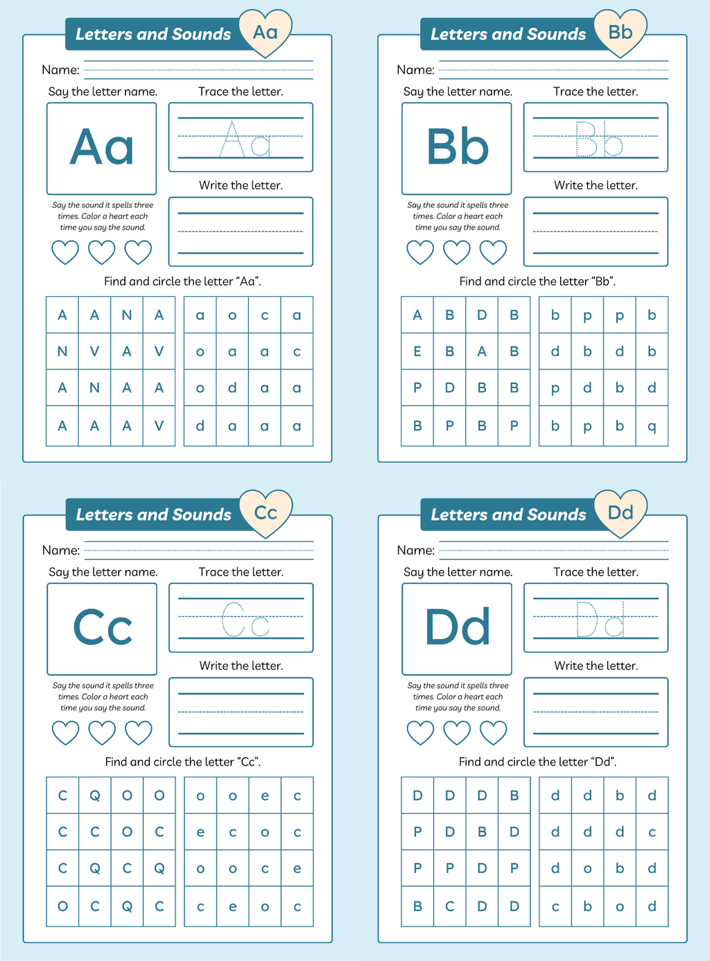 Trace and Write Alphabet Practice - English Edition