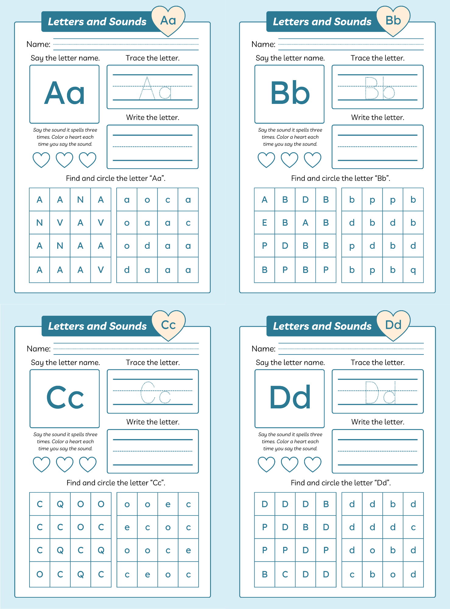Trace and Write Alphabet Practice - English Edition
