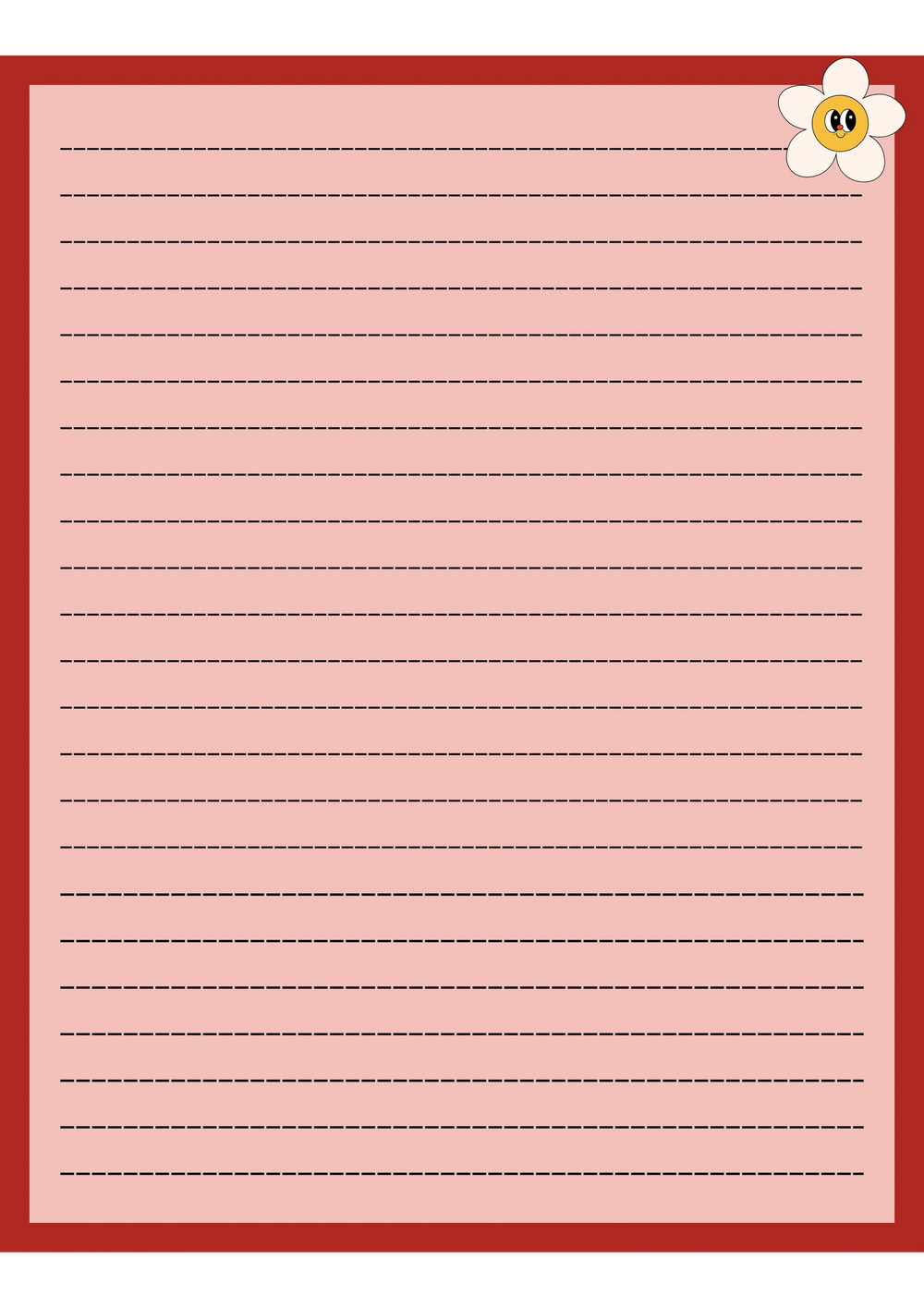 Cahier Rouge Passion – Bloc-Notes Élégant &amp; Moderne – page 1