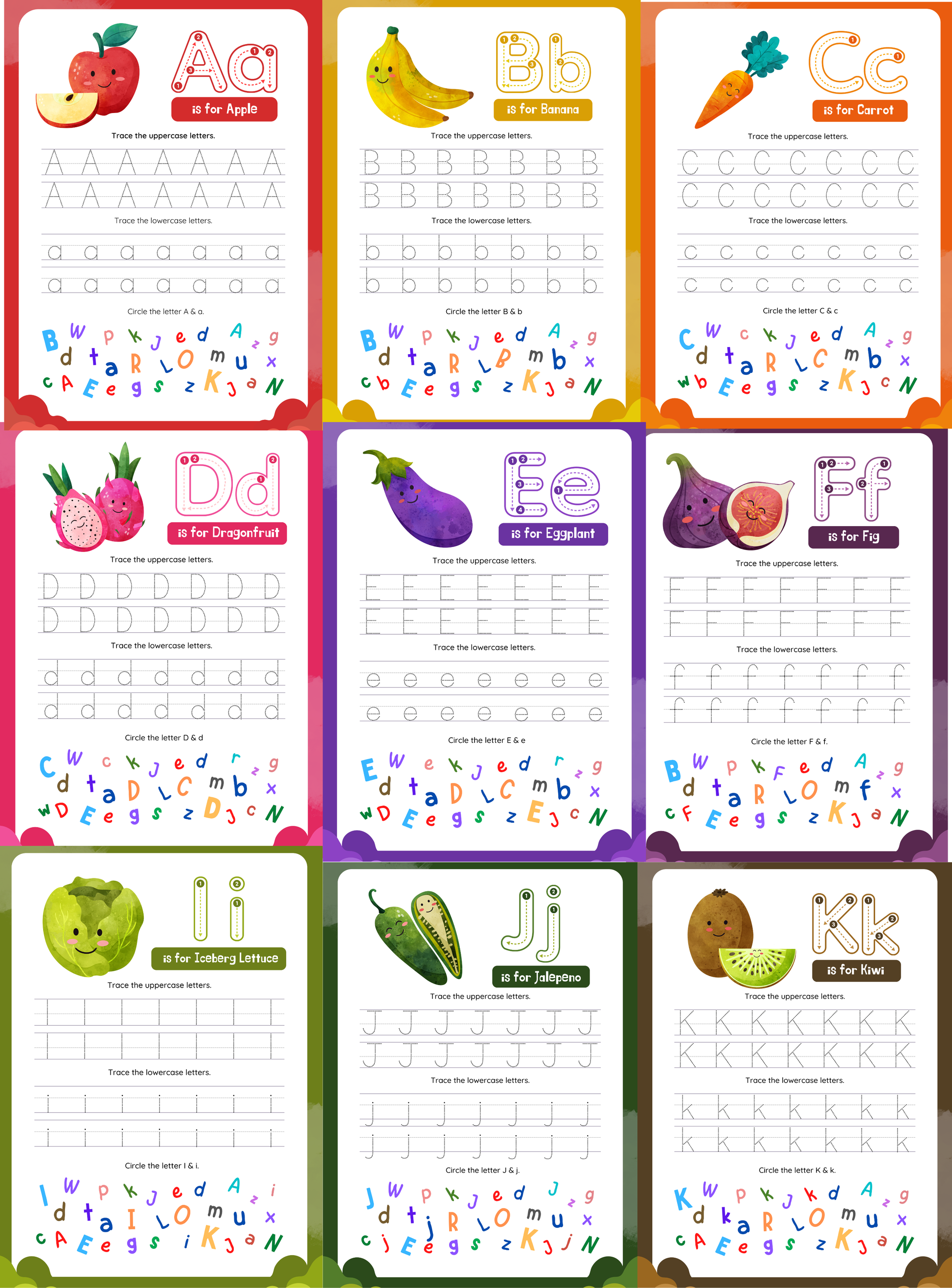 ABC Learning: A Fun Way to Learn Letters & Writing | English Activity Workbook