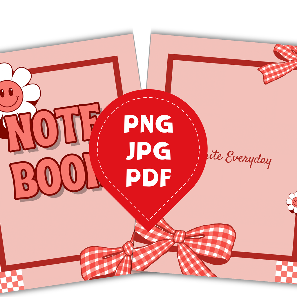 Cahier Rouge Passion – Bloc-Notes Élégant & Moderne