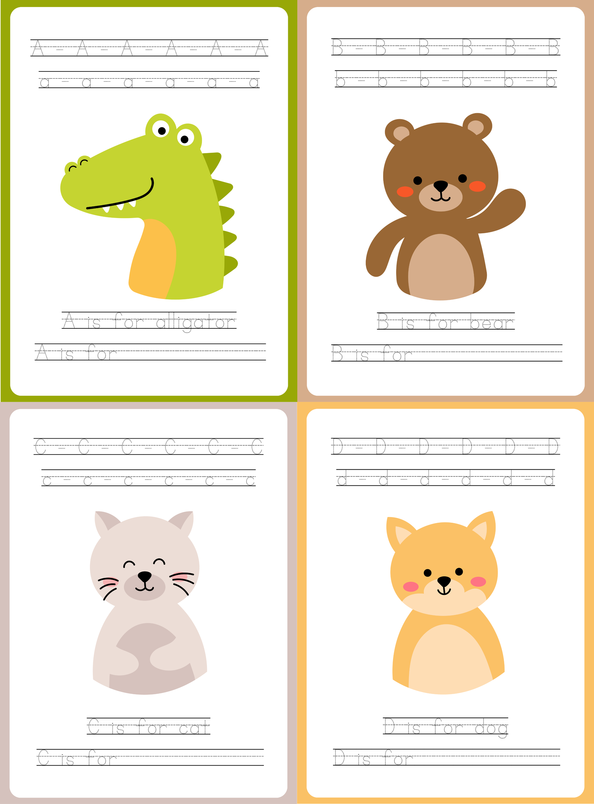 My ABC Tracing Booklet | English Alphabet Practice