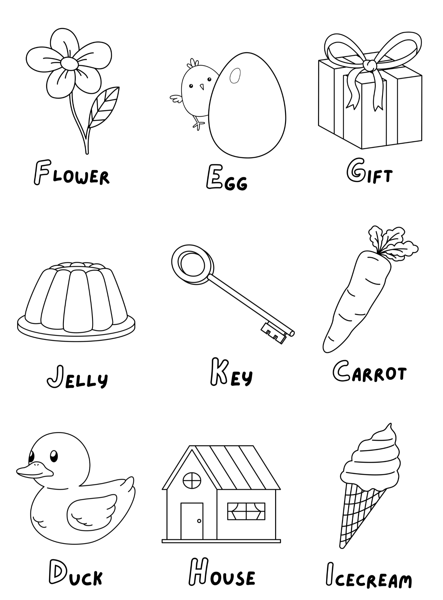 Alphabet Coloring Book | A-Z Fun Coloring Practice