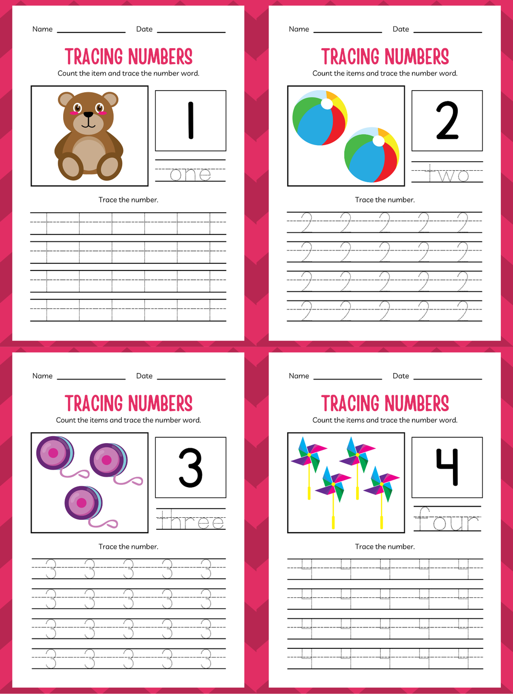 My First Number Book: 1 to 20 Tracing & Exercises - English Edition