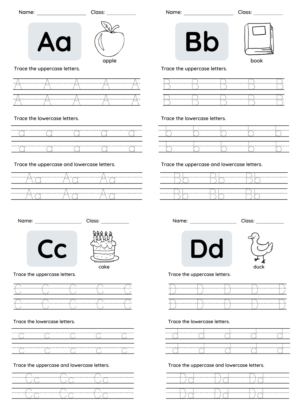 My Alphabet Book | The Master Handwriting Guide From A To Z