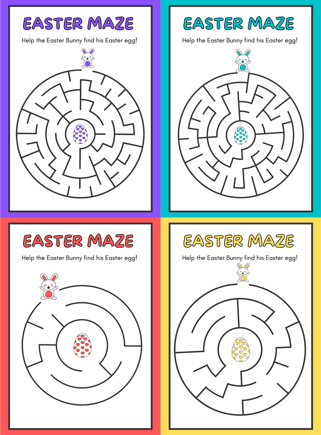 Animal Maze | Easter Maze Challenge
