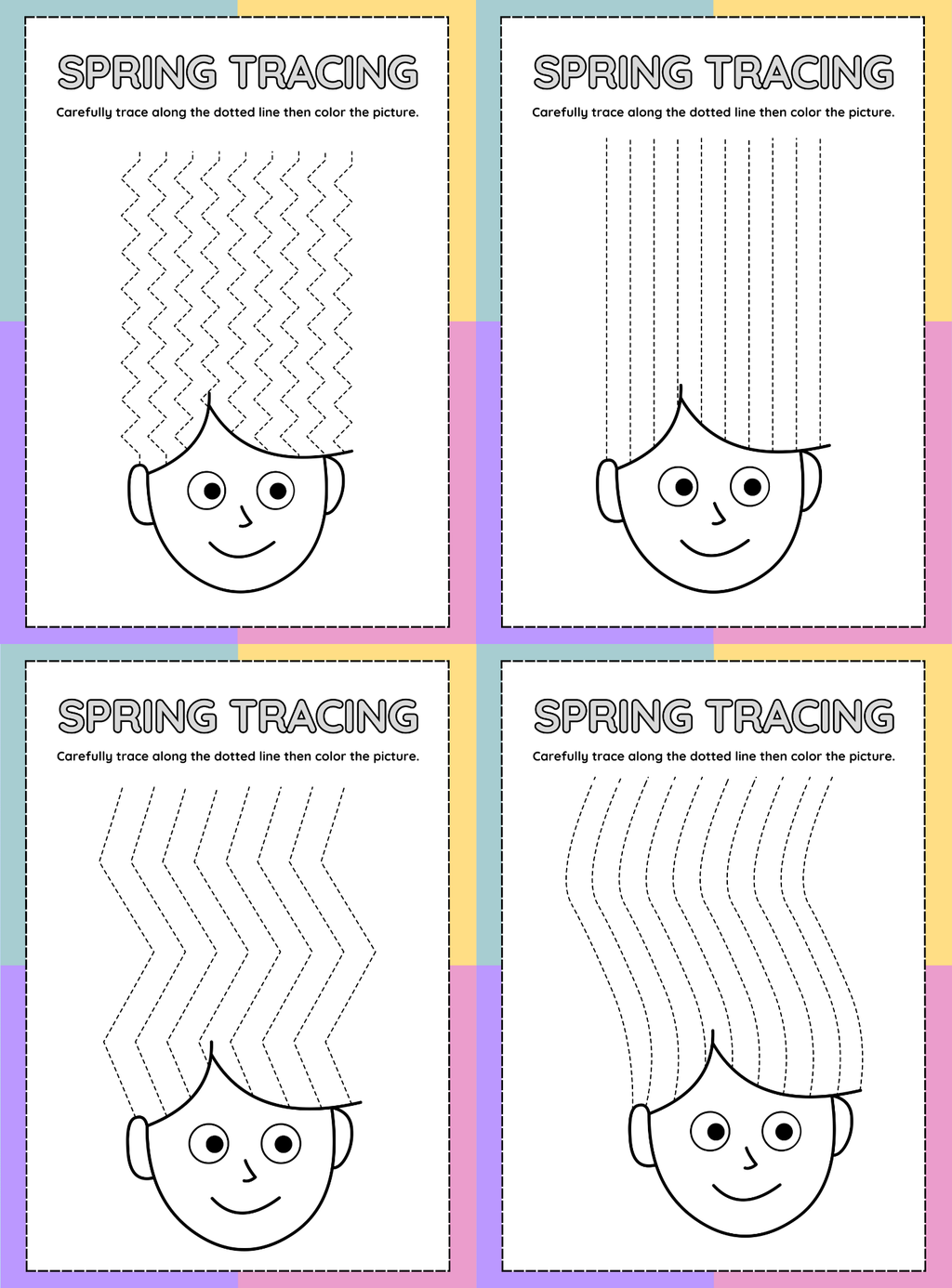 Spring Tracing Workbook