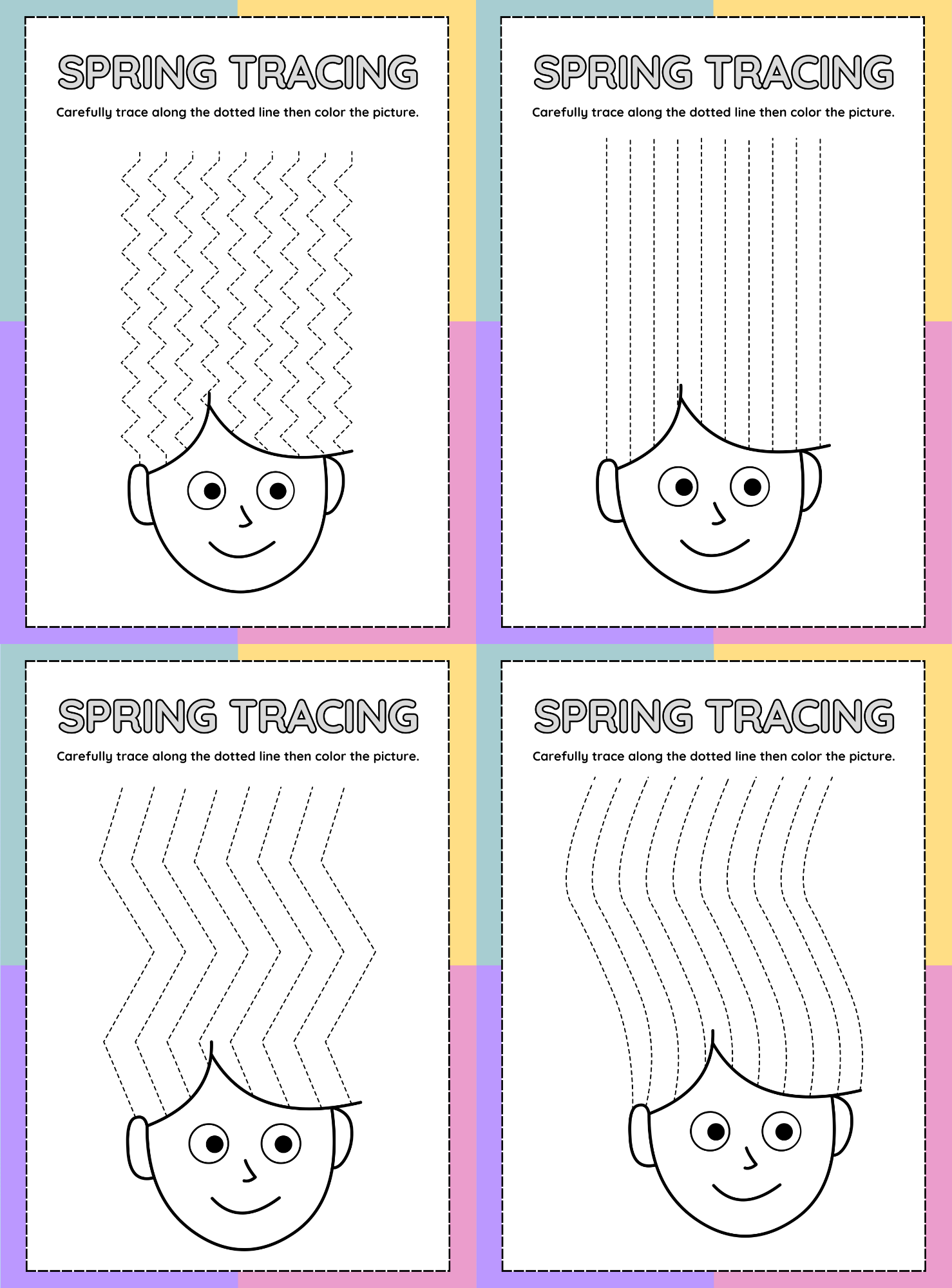Spring Tracing Workbook