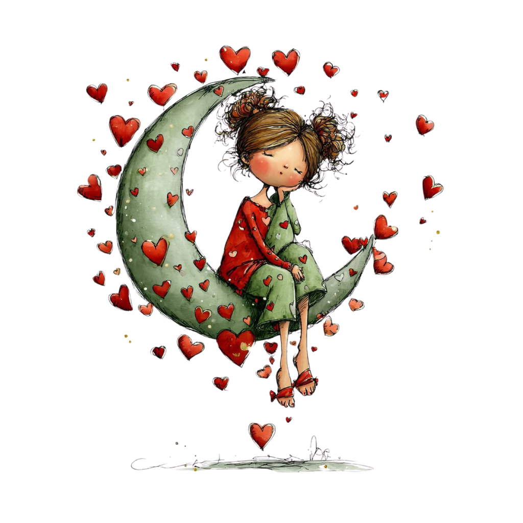 17 Valentine Fairy Girl Clipart Bundle – Cute Love Angel PNG, Kawaii Fantasy SVG & Printable PDF