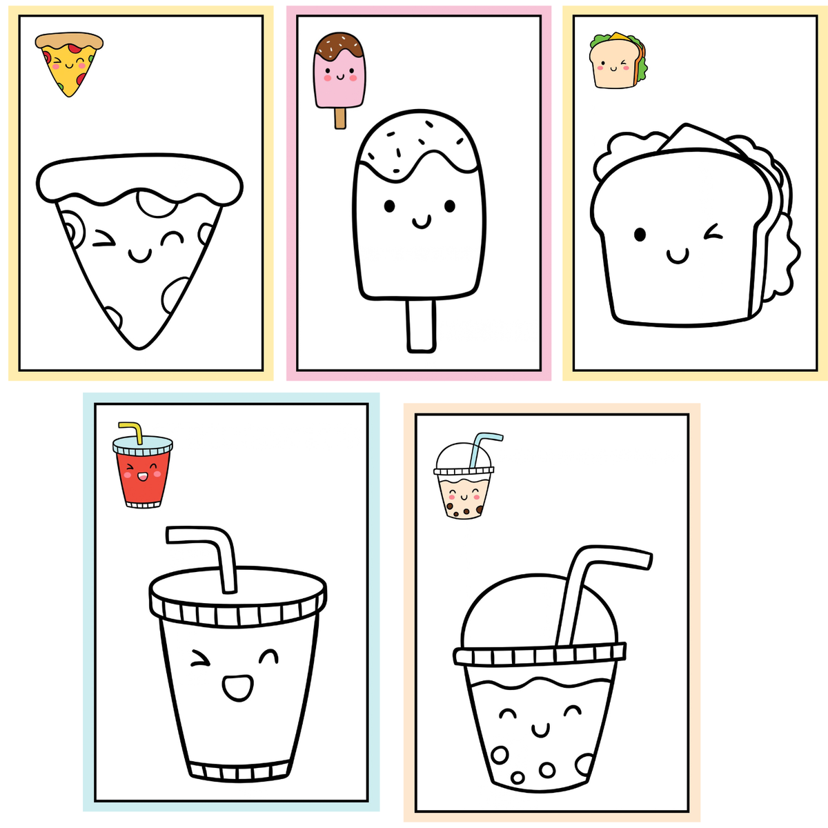Kawaii World – cahier de coloriage kawaii