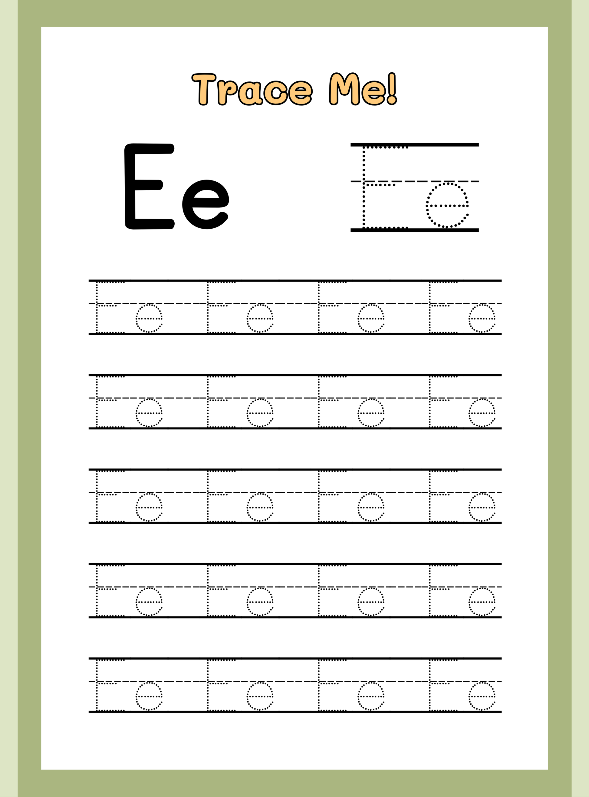 My Little ABC Booklet | English Alphabet Tracing Practice