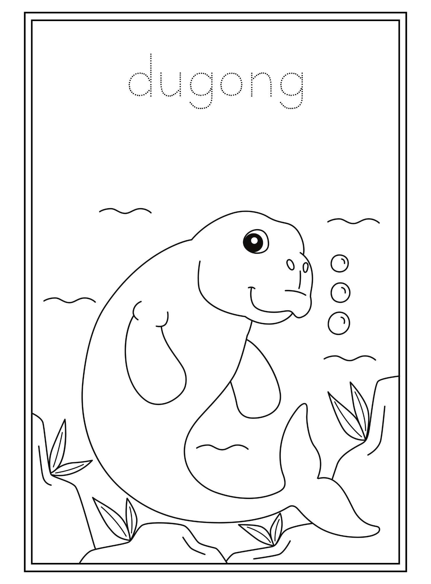 Animals Coloring Book & Word Tracing Practice - English Edition