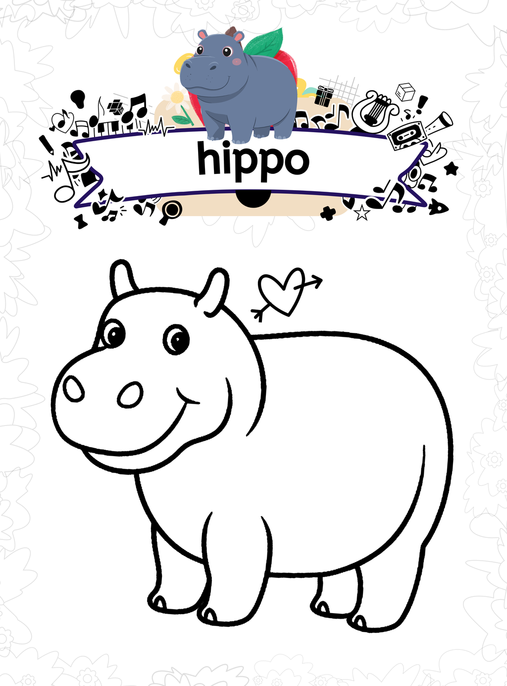 Jungle Coloring Book | English Educational Activity Book