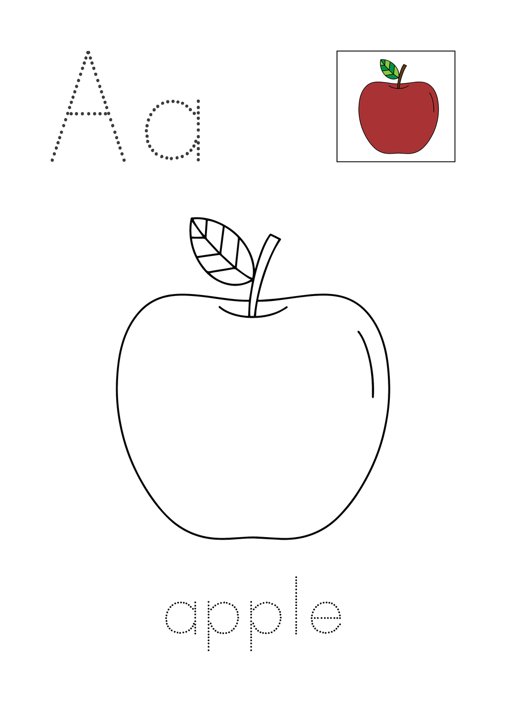 Alphabet Tracing & Coloring Book | A-Z English Handwriting Practice for Preschool Kids