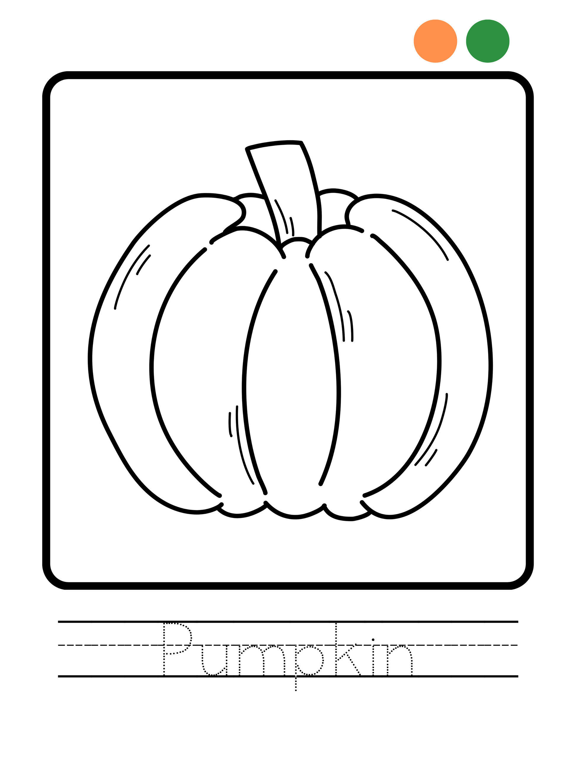 Vegetables Coloring & Tracing Booklet | English Educational Activity Book (12 Pages)