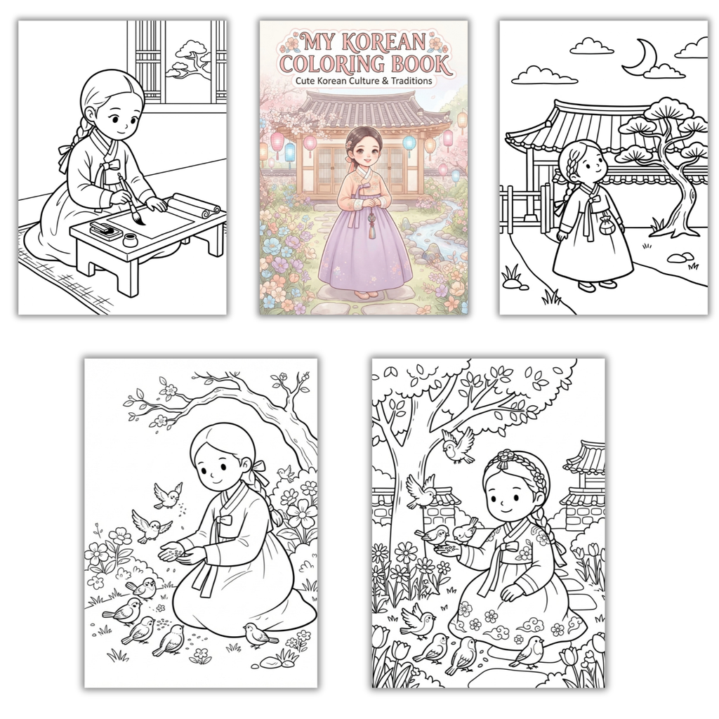 Mon Livre de Coloriage Coréen