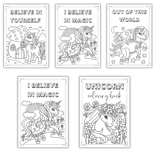Mon Livre de Coloriage des Licornes