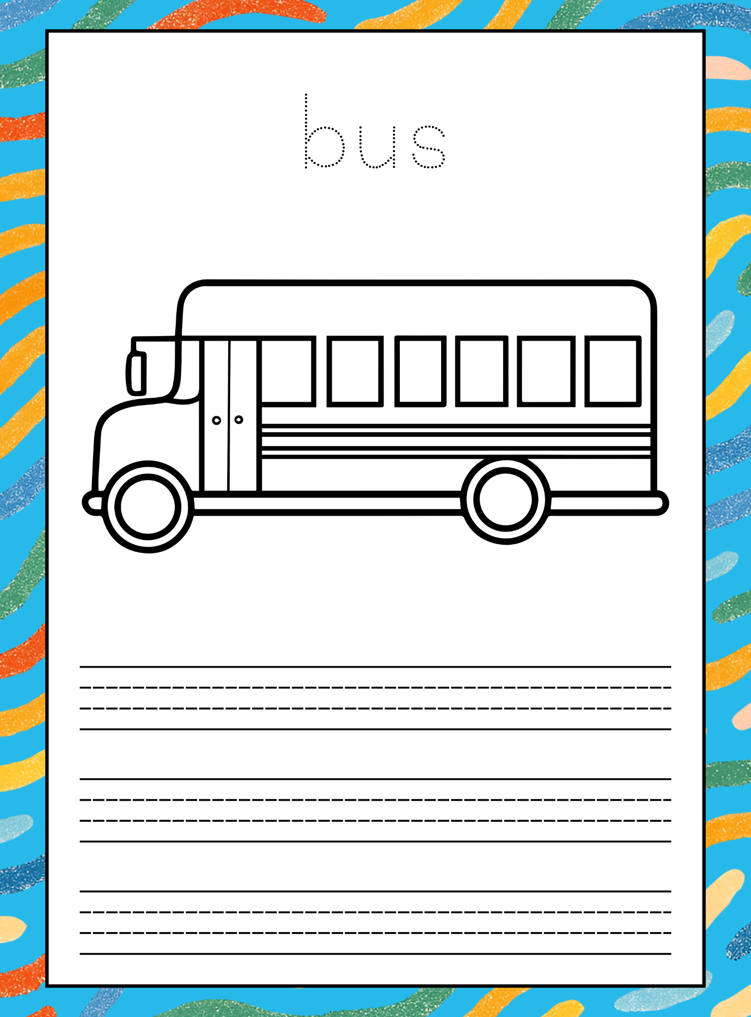 Transport Writing Book - English Edition