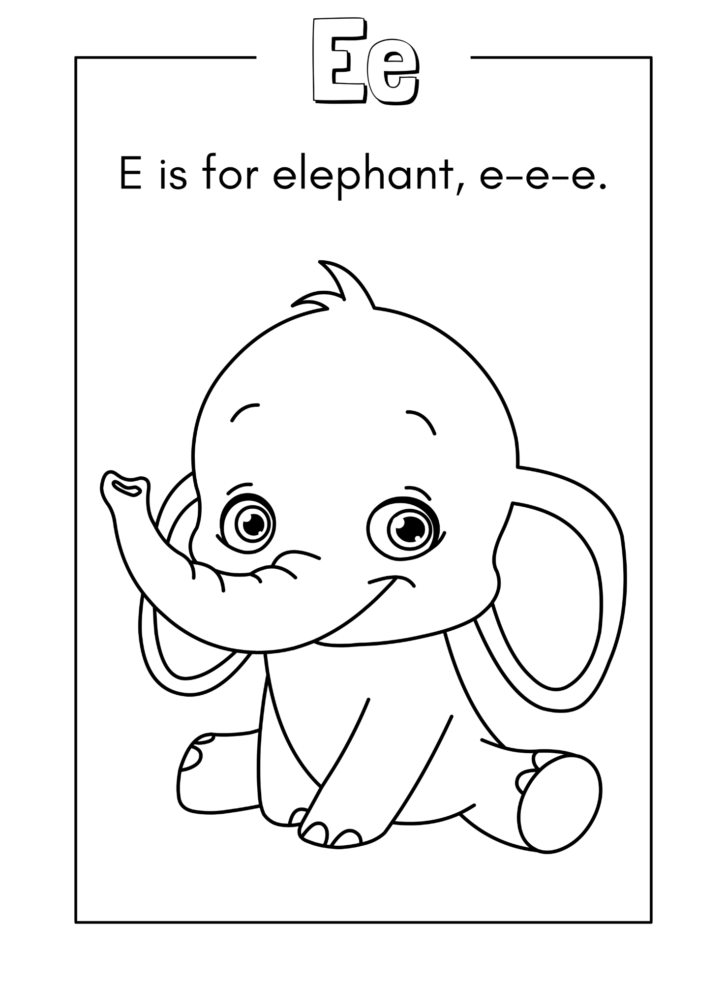 Animal Alphabet Coloring Book - English Edition