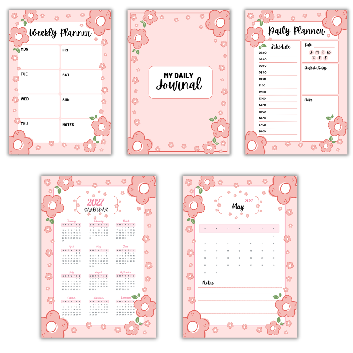 Mon Journal Quotidien Rose