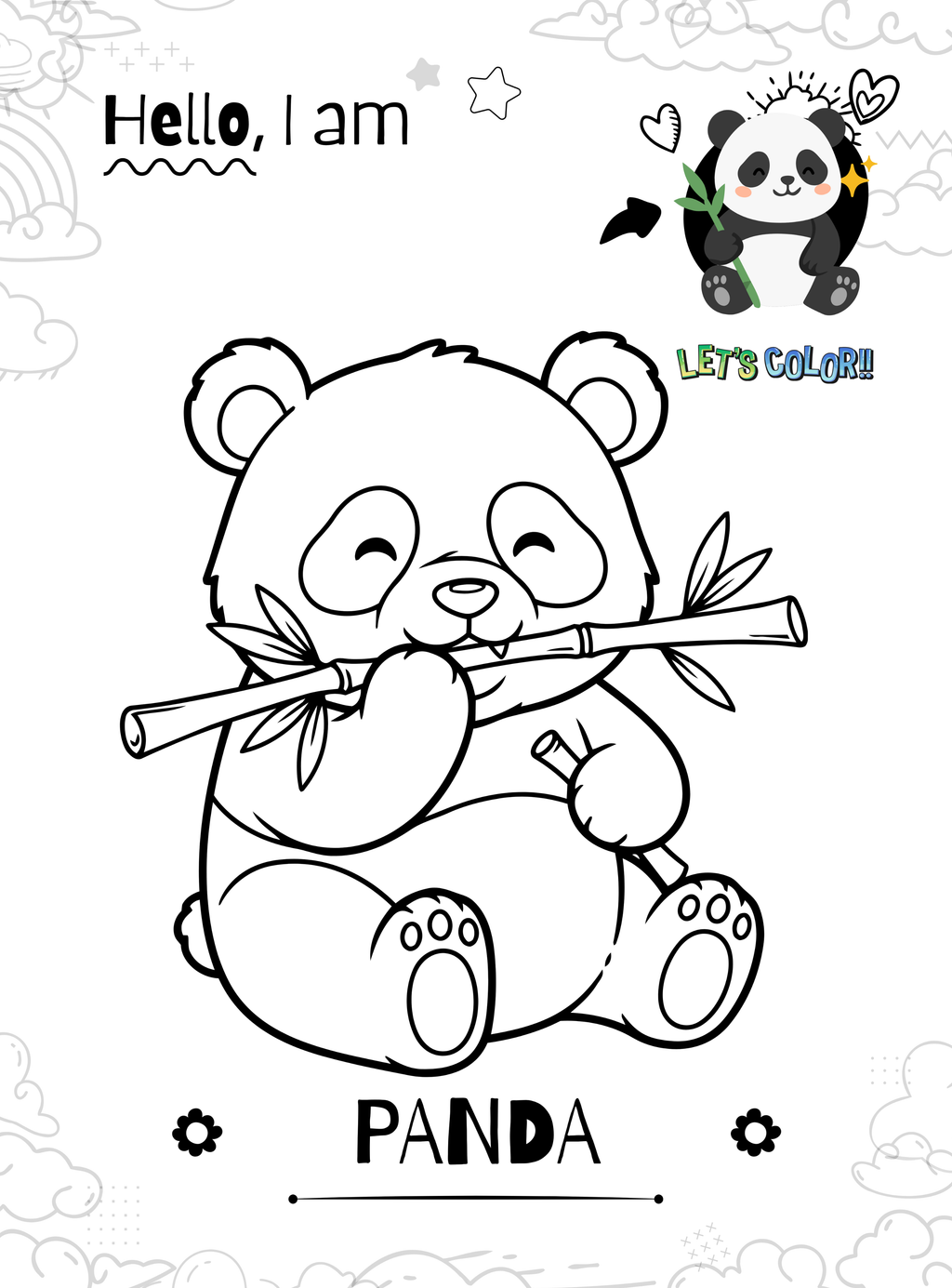 Welcome to the Jungle Coloring Book | English Educational Activity Book