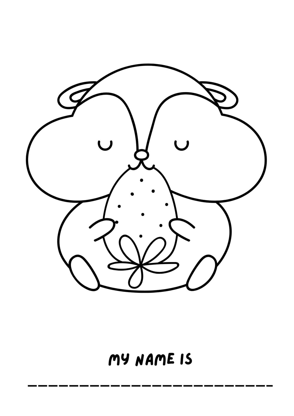 Fluffy Friends – Adorables Animaux à Imprimer &amp; Décorer – page 13