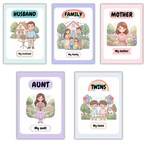 Mon Premier Livre sur la Famille en Anglais