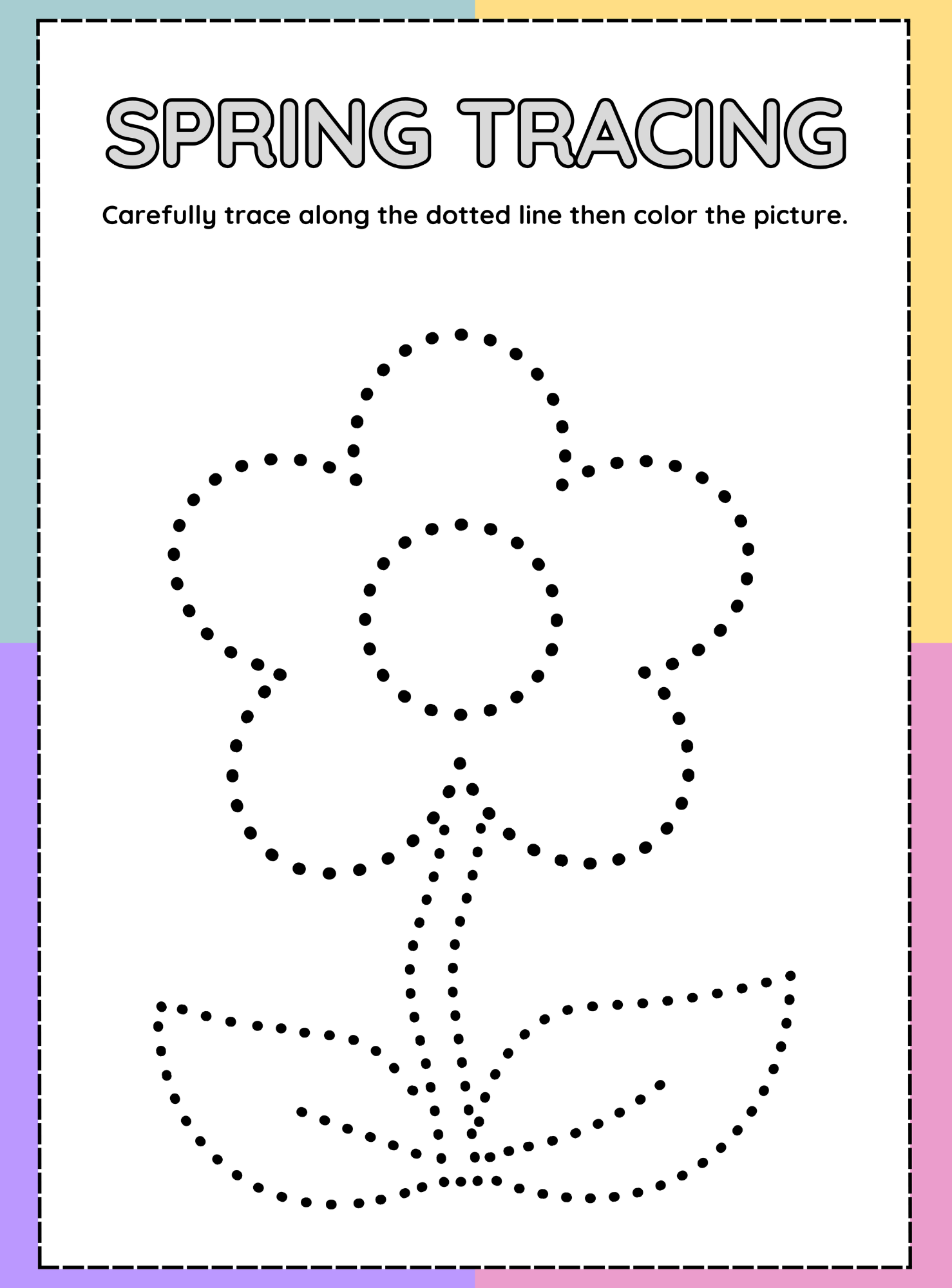 Spring Tracing Workbook