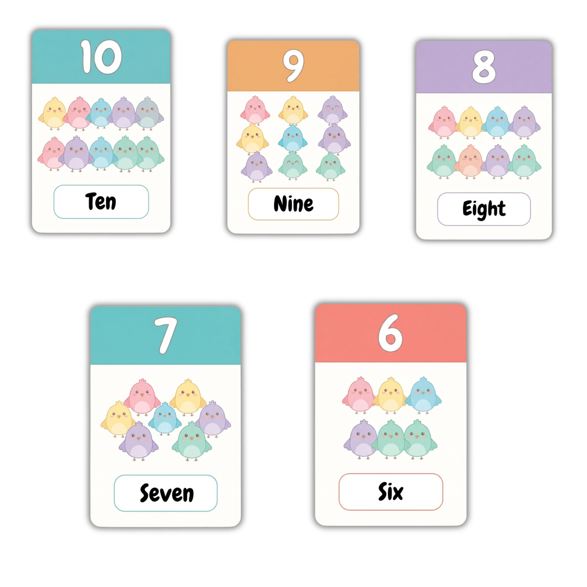 Cartes Flash des Nombres – Apprendre à Compter en S’Amusant