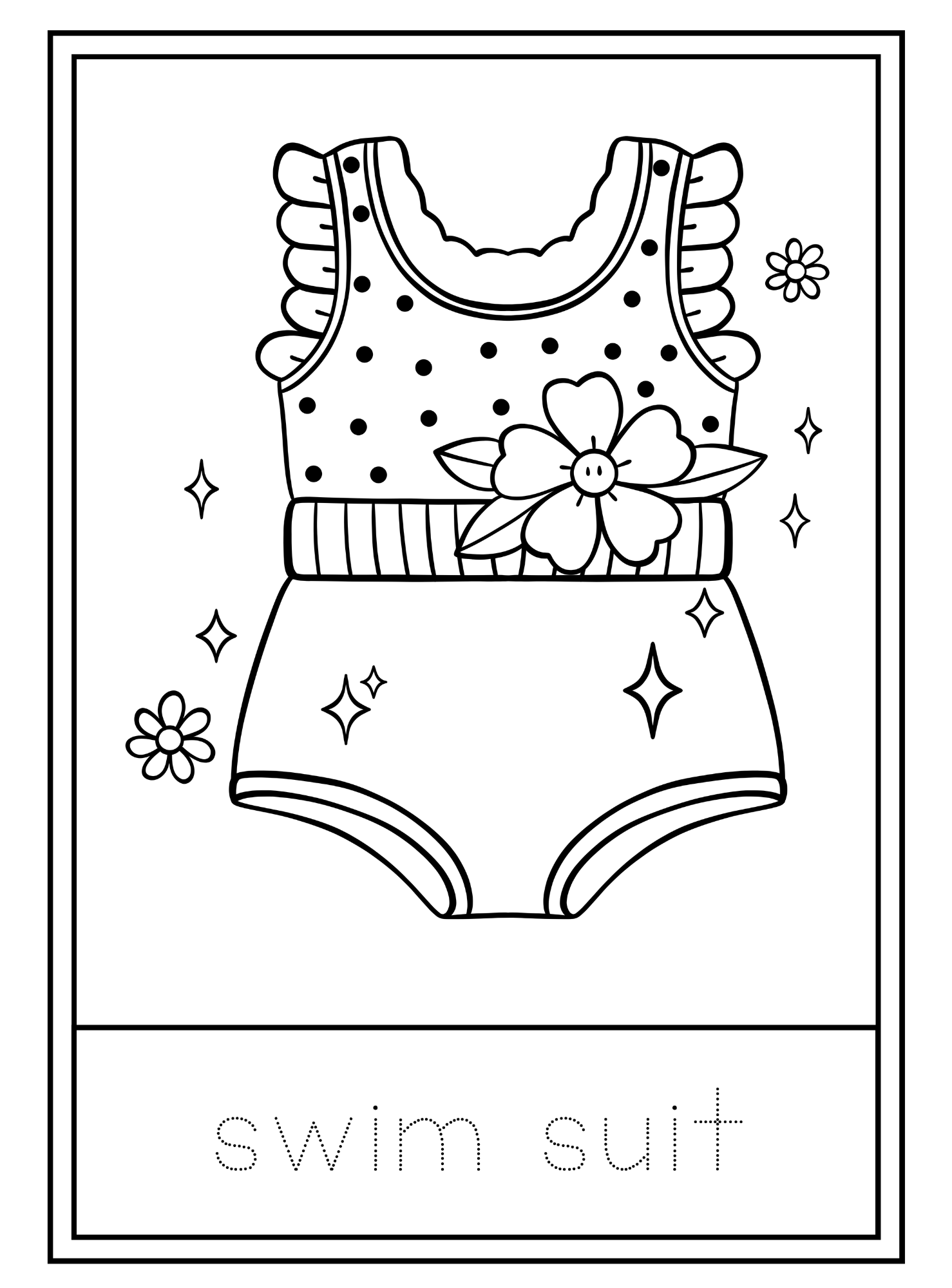 Summer Coloring Workbook
