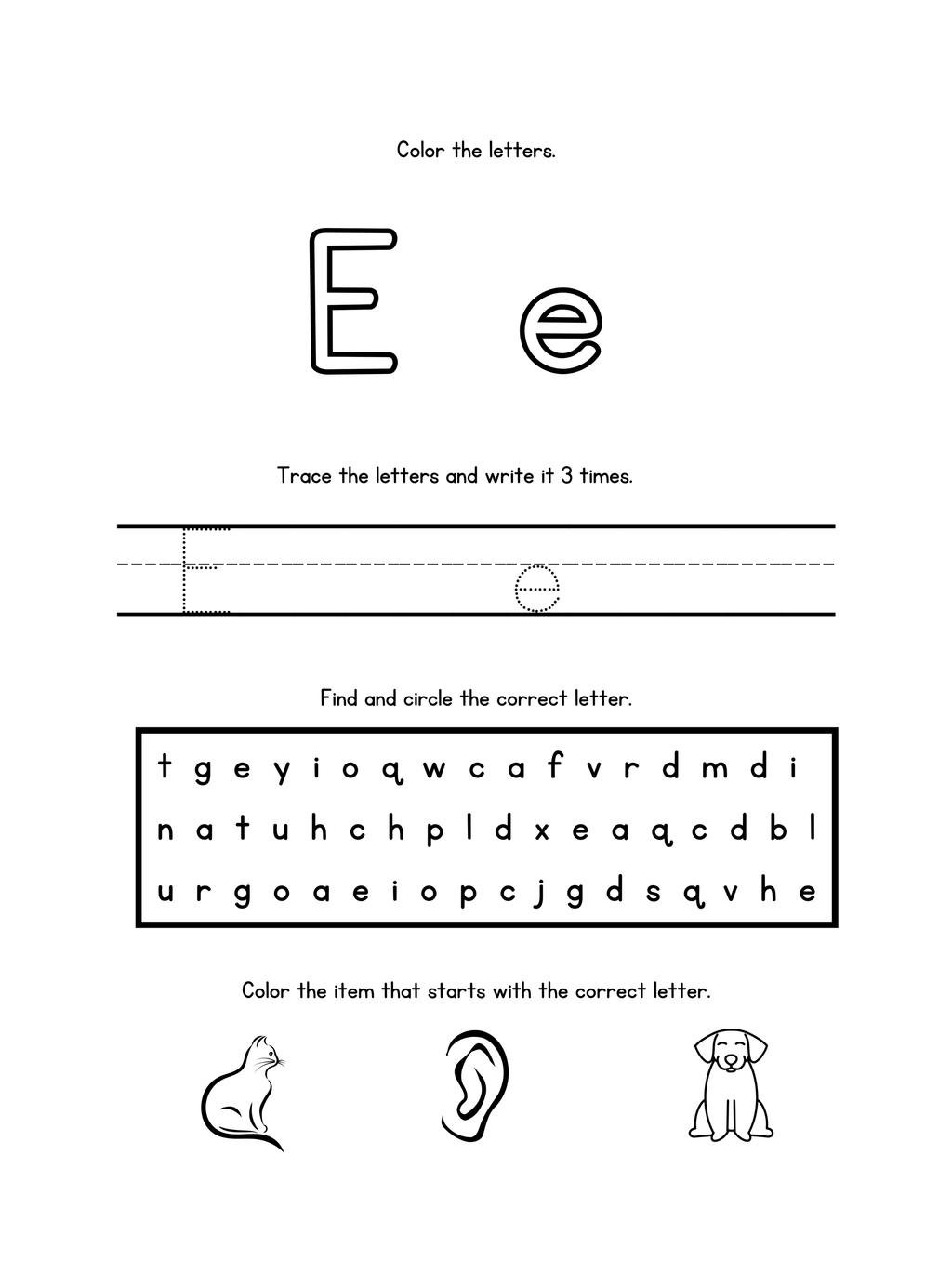 My Alphabet Coloring Book | English Letter Tracing & Learning