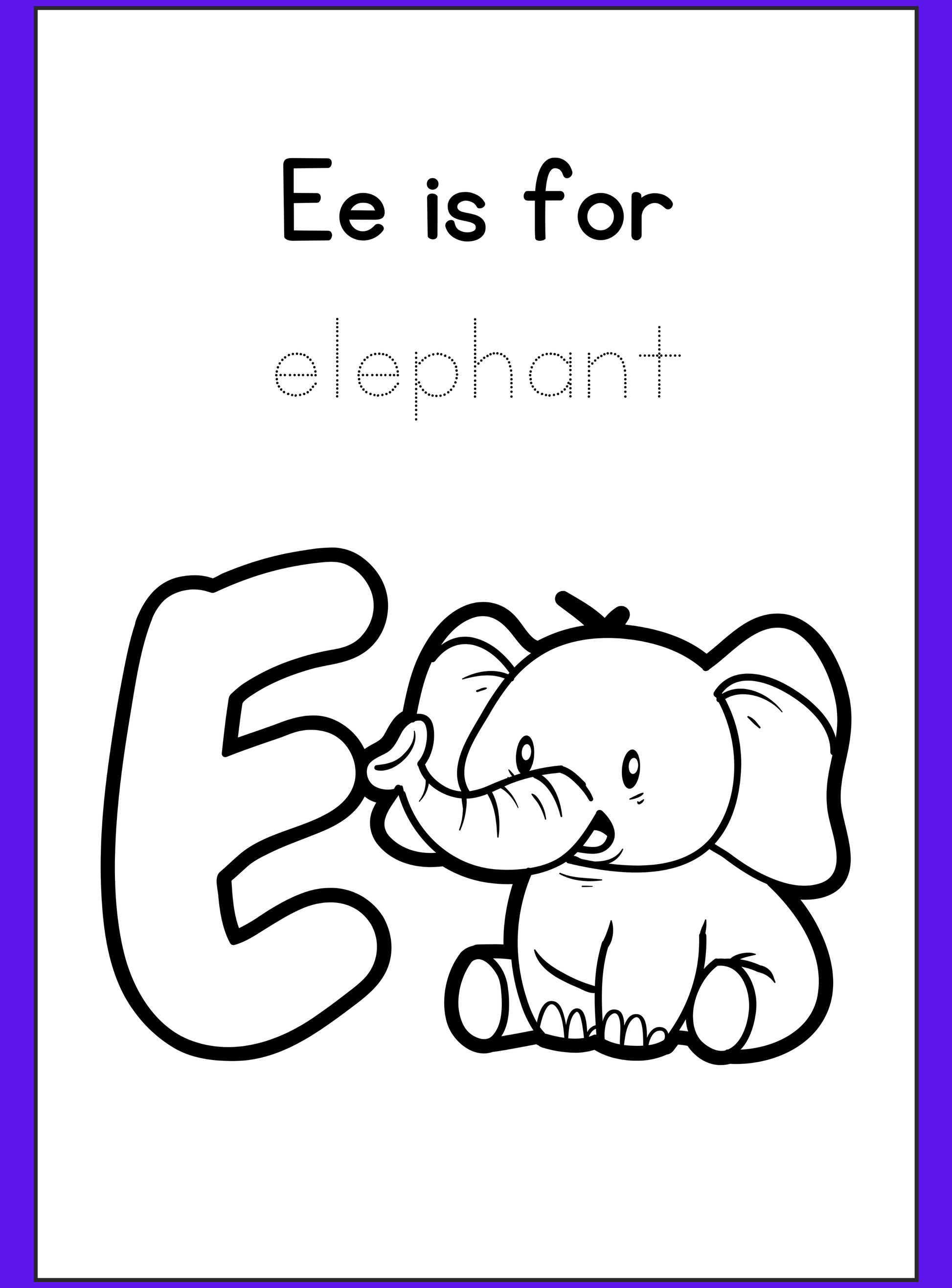 Alphabet Coloring Book | A-Z Animals Educational Workbook