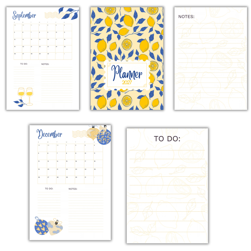 Lemon Sunshine Journal – Carnet de Notes Jaune Citron, Chic & Esthétique