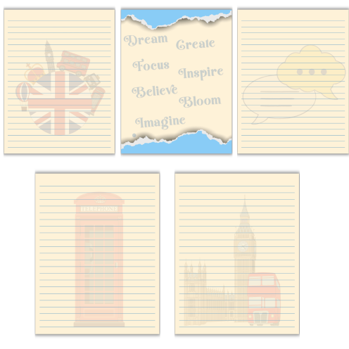 Mon Carnet de Notes – Édition Anglaise