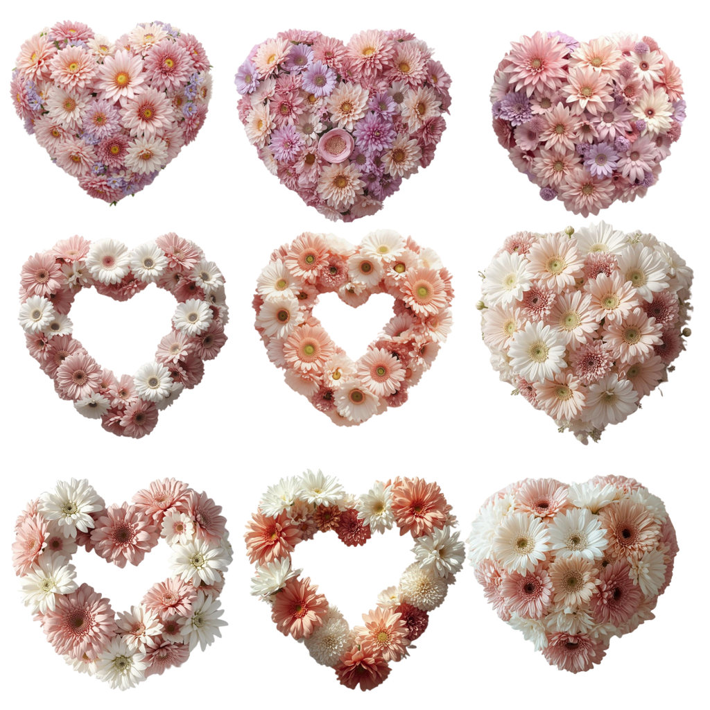 25 Floral Clipart Bundle | High Resolution PNG 4096px