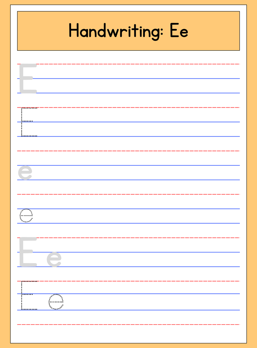 Alphabet Handwriting Practice | Guided Letter Tracing Book