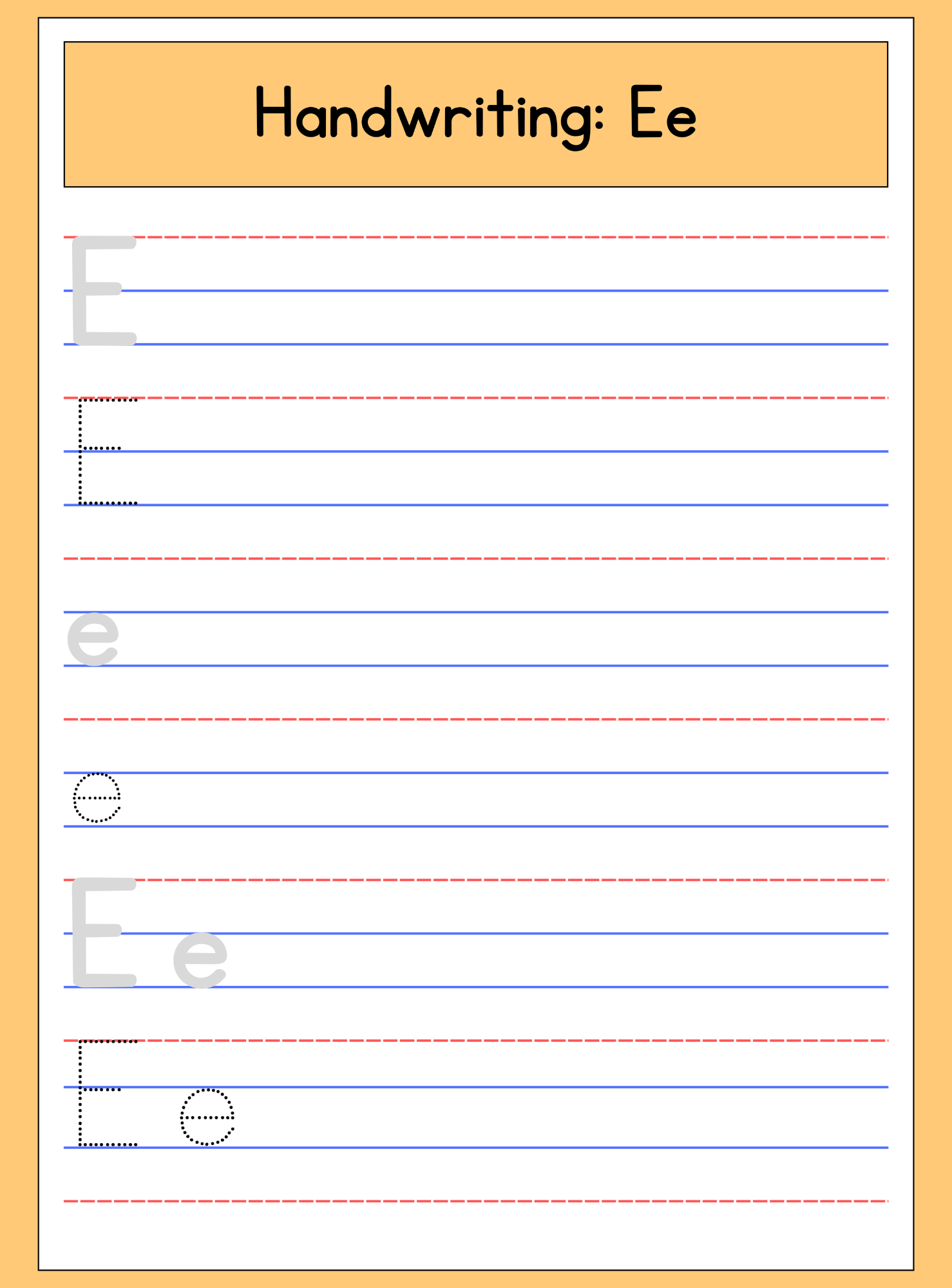 Alphabet Handwriting Practice | Guided Letter Tracing Book