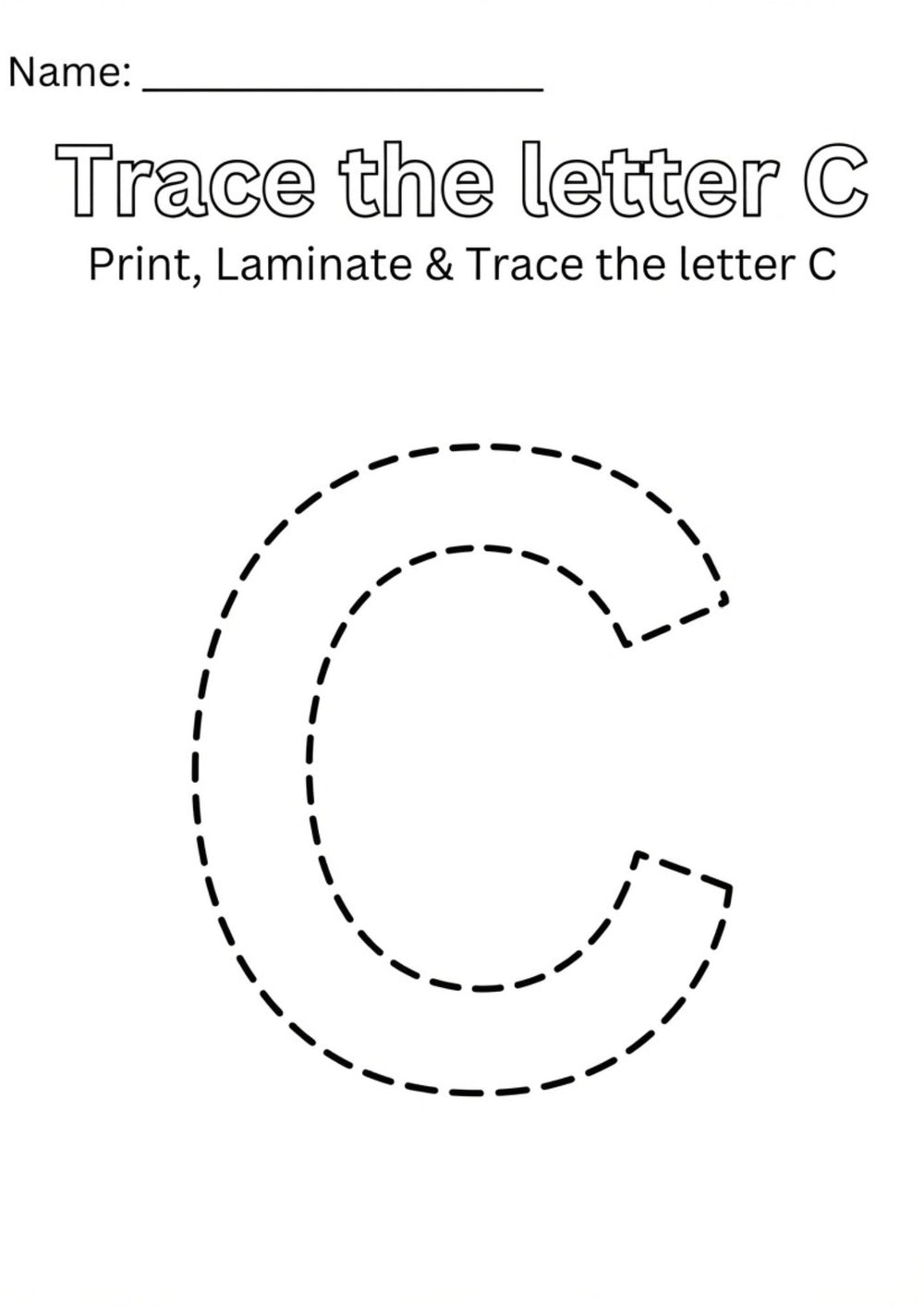 Je Trace &amp; Je Colorie l’Alphabet – Apprends à Écrire de A à Z : – page 3