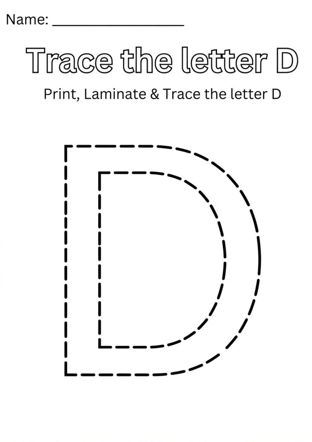 Je Trace &amp; Je Colorie l’Alphabet – Apprends à Écrire de A à Z : – page 4