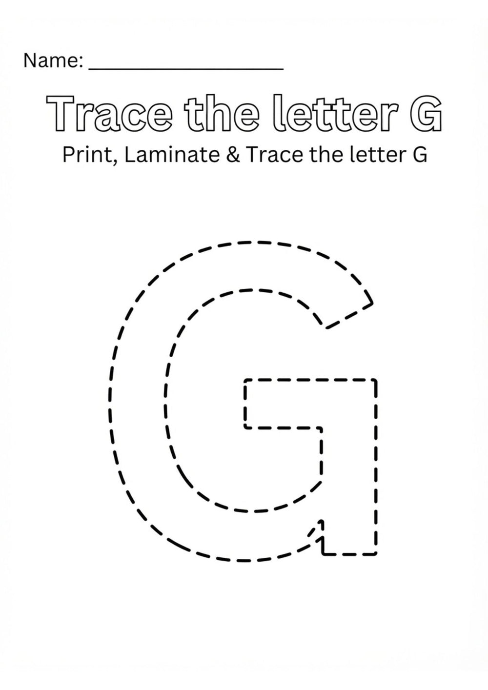 Je Trace &amp; Je Colorie l’Alphabet – Apprends à Écrire de A à Z : – page 7
