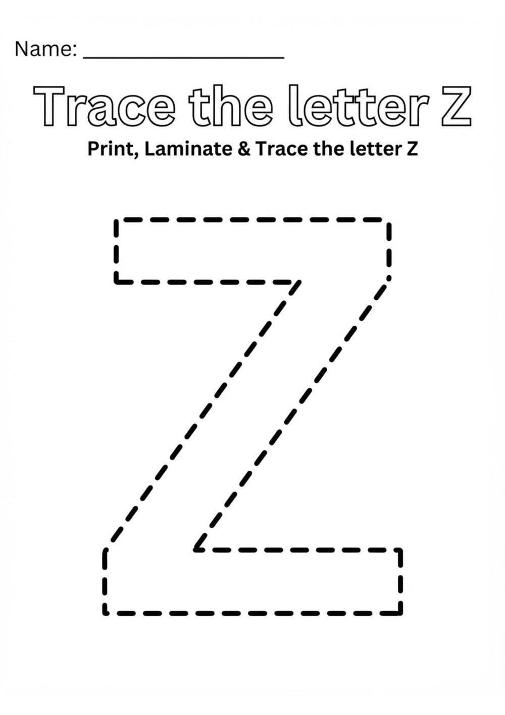 Je Trace &amp; Je Colorie l’Alphabet – Apprends à Écrire de A à Z : – page 23