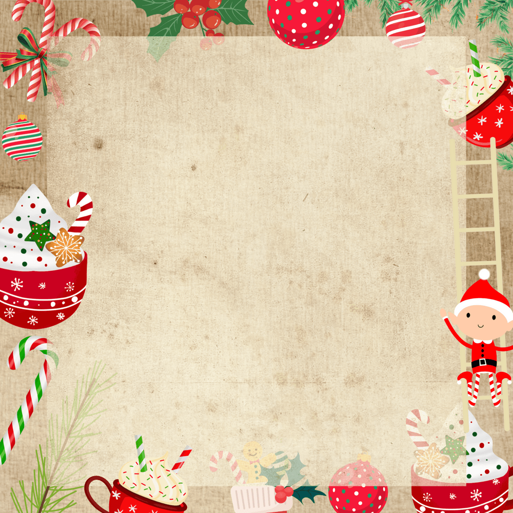 Papier Numérique Vintage de Noël – page 1