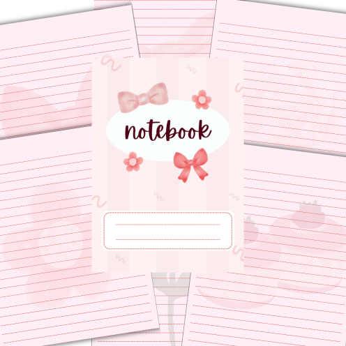 Carnet Rose Pastel