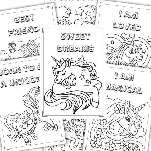 Mon Livre de Coloriage des Licornes
