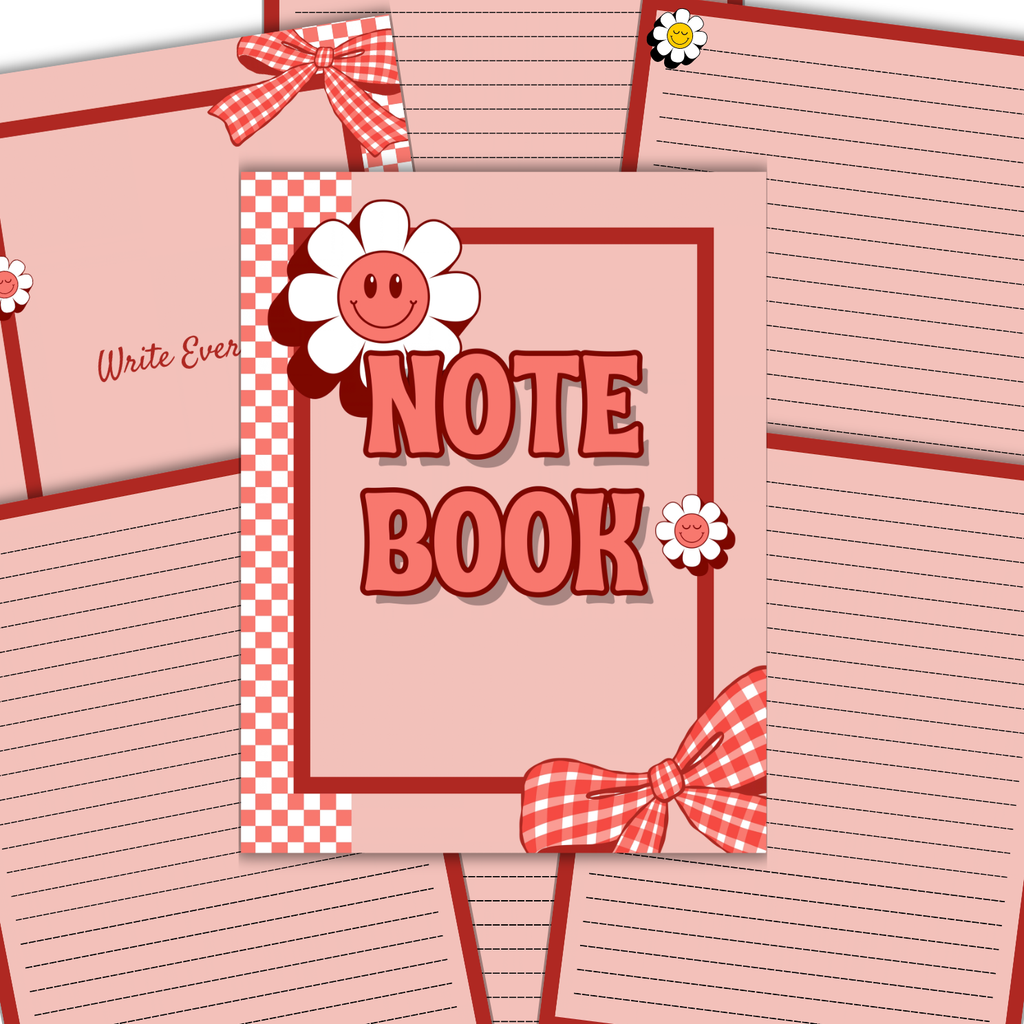 Cahier Rouge Passion – Bloc-Notes Élégant & Moderne